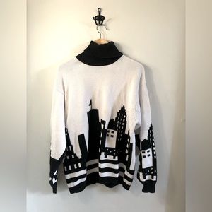 Vintage oversized sweater 🏙️